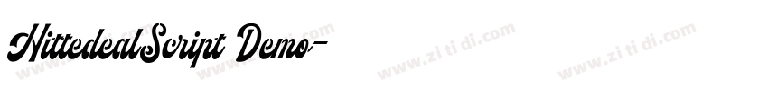 HittedealScript Demo字体转换